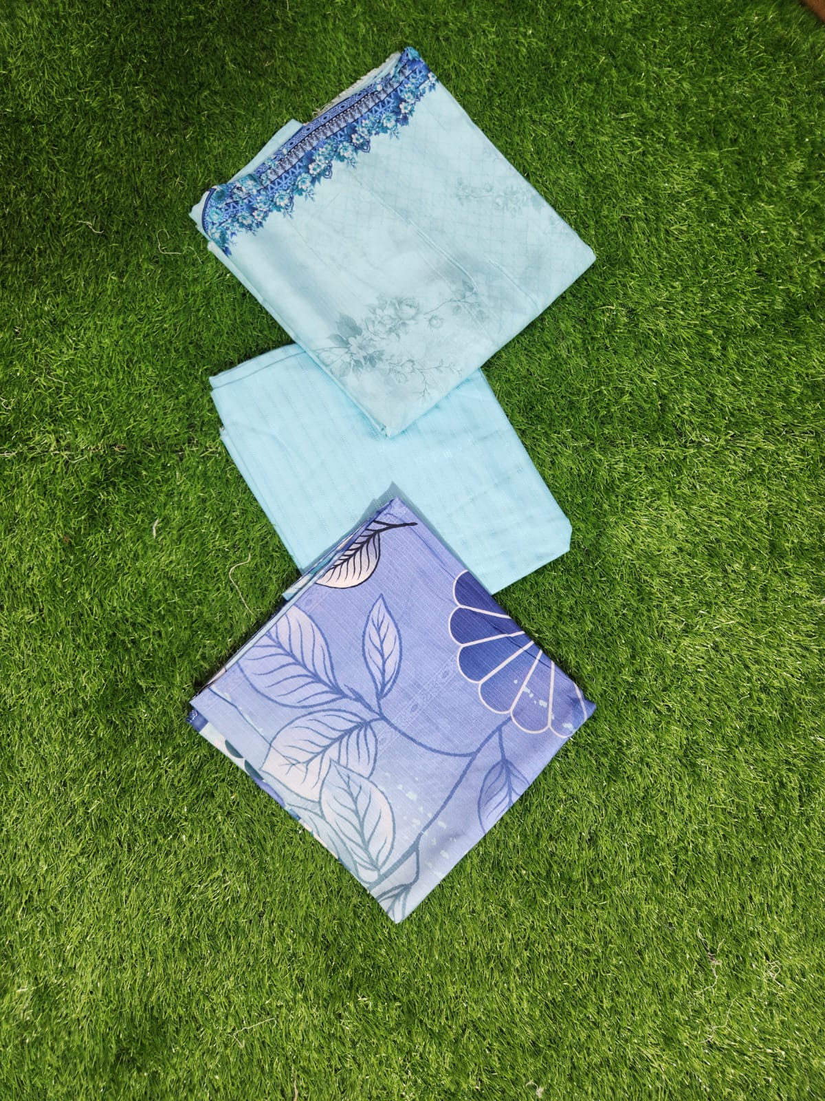 Bana Doria Linen Same Dupatta 3PC