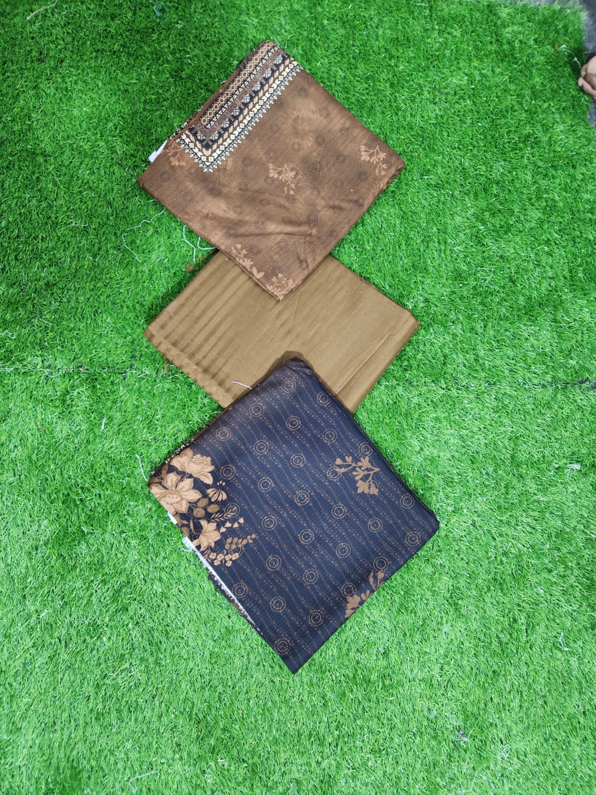 Bana Doria Linen Same Dupatta 3PC