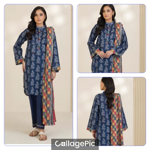 ZELLBURY DIGITAL PRINTED 3PC