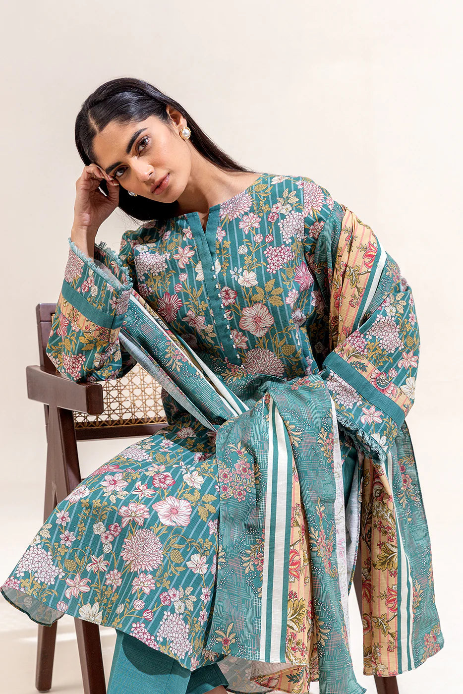 Beechtree Digital Print 3PC D-8